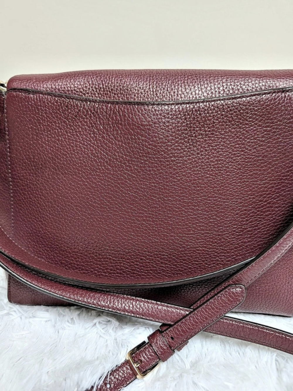Kate Spade Leila Medium Flap Shoulder Bag – Genuine Leather - Picture 9 of 16